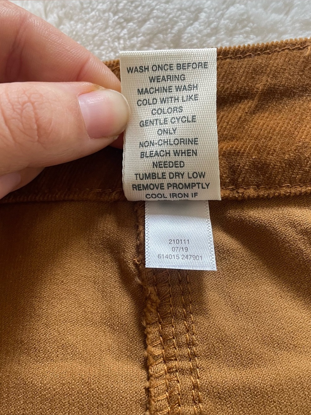 Mudd Corduroy Button Up Mini Skirt size 0 - Picture 8 of 11